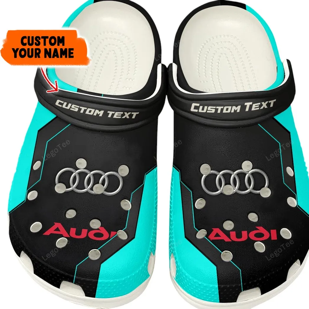 Luxusauto Crocs Clogs Männer Frauen, Fetige Fahrer Custom Clogs CAR140 - Cyan