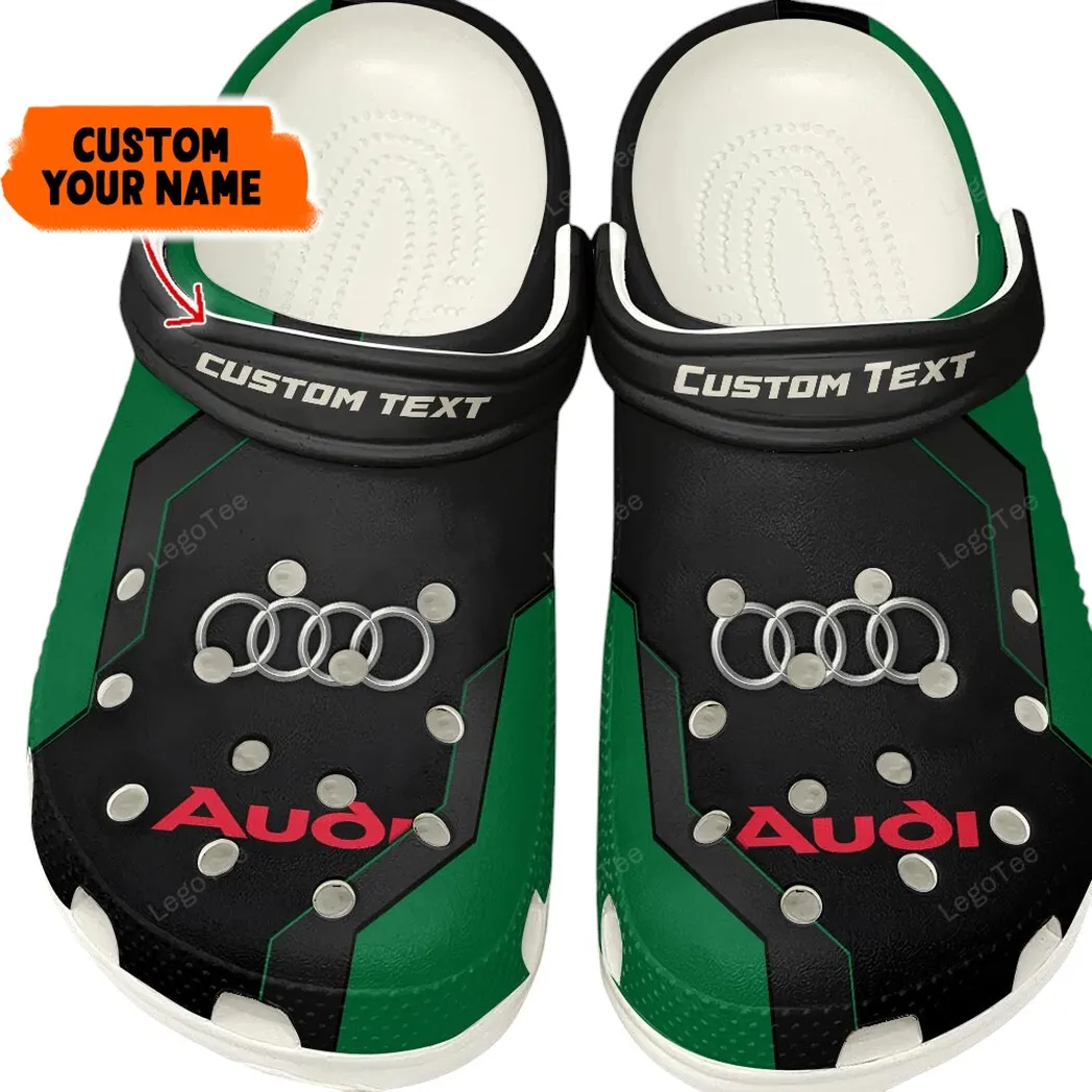 Deutsches Auto Crocs Clogs Männer Frauen, Trendiges Garage-Style Schuhwerk CAR140 - Grün