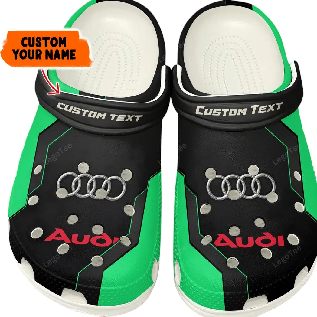 Premiumfahrzeug Crocs Clogs Männer Frauen, Ganzjahres Clogs mit Garage-Style CAR140 - Kleegrün